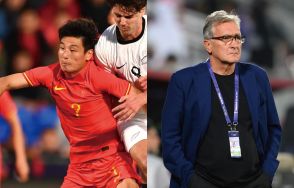 「最後のW杯挑戦だ」中国代表の32歳主砲が日本戦へ決意、“日本の天敵”指揮官のゲーム構想は[4-4-2]と[4-3-1-2]を併用