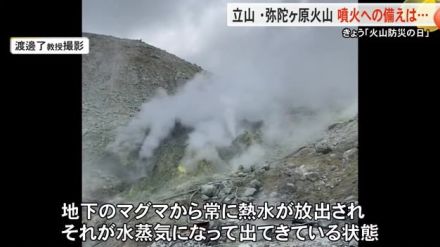 8/26火山防災の日…立山“弥陀ヶ原火山”の調査に同行し対策の現状を取材「シェルター機能充実を」