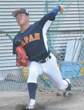 甲子園Ｖの京都国際・中崎琉生と準Ｖの関東第一・坂井遼のブルペン投球に小倉監督うなる【高校日本代表直前合宿】