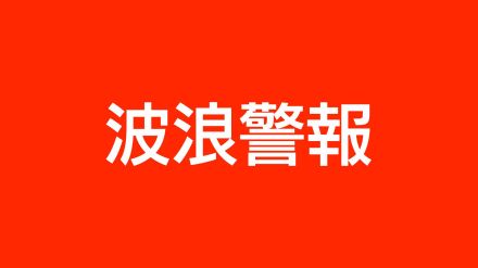 奄美地方北部の6市町村に波浪警報　高波に警戒