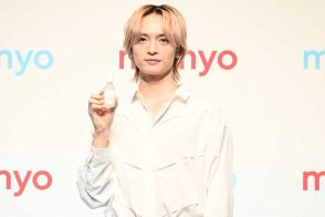 キスマイ玉森裕太　歌＆パフォーマンスで潤う　韓国スキンケアブランド、アンバサダー就任発表会