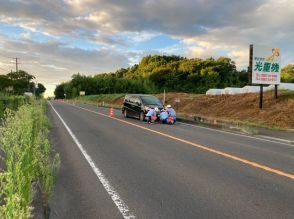 未明の国道で高齢男性が乗用車にはねられ意識不明＜宮城・山元町＞