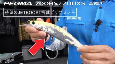 「で、でけぇ…」100gオーバーのぶりぶり泳ぐビッグミノー！ロックショアアングラーが渇望した『ペグマ200HS/200XS（シマノ）』