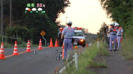 車道を歩いていた70代男性が正面から来た乗用車にはねられ死亡　宮城・山元町