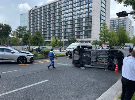 【速報】衆議院第一議員会館前で乗用車同士の事故　少なくとも60代男性1人が軽傷