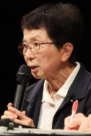 「悶え神」伊東紀美代さんが語る水俣　「水俣曼荼羅」上映会