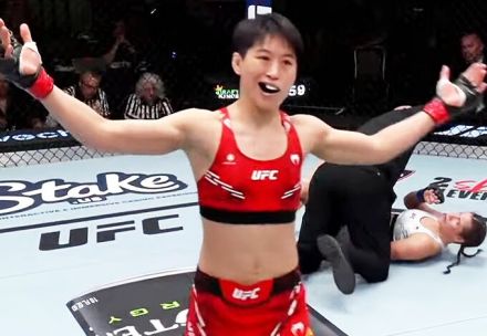 【UFC】秒殺KOデビューの中国マッスル女子ワン、元女王シェフチェンコを挑発！ 「打撃は私の方が上、いつでも戦う」