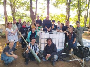 さいたま市の農園で「柿渋」ワークショップ　「赤山渋」の歴史・製法学ぶ