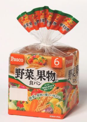 Pasco「野菜と果物の食パン 6枚スライス」9月1日発売、カゴメ「野菜生活100」を使用して野菜と果物の“優しい味わい”/敷島製パン