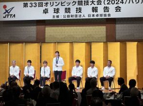 【卓球】張本智和「30歳までの9年間が一番勝負」28、32年五輪のメダル獲得誓う　パリ五輪報告会