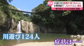 水質検査で「ノロウイルス」検出…川遊びで124人体調不良訴え　熊本・天草市