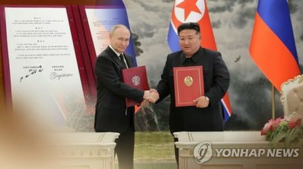 北朝鮮からロシアにコンテナ1万3千個超　砲弾支援か＝韓国軍