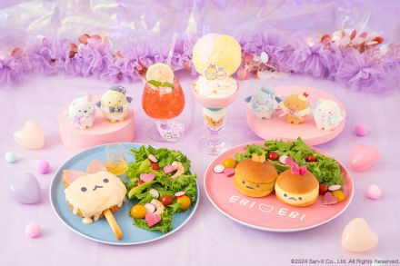 【すみっコぐらし】「えびてん」にフォーカスしたカフェがかわいい♪