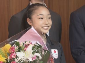 パリ五輪体操女子団体で8位入賞…津市出身の岡村真選手が市長に結果報告「ロス五輪に向け力強い体操を」