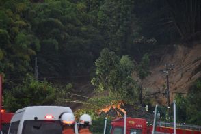 愛知土砂崩れ、30～70代の4人生き埋めか　現場付近で女性の声