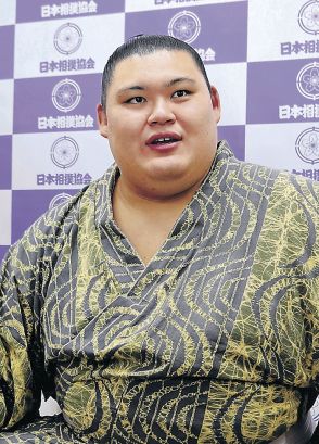 大の里「先のこと気にせず」　大関昇進へ無欲強調