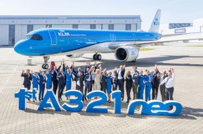 KLM、A321neo初受領　737更新で9月から欧州路線