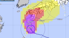 長崎県への最接近は30日（金）　走行中のトラックが横転するおそれもある猛烈な風が吹くおそれ【非常に強い台風10号】