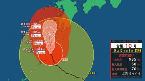 【台風10号】気象庁が見る「ポイント」今後の雨、風、波、注意警戒点は　九州から本州がすっぽりと予報円に…鹿児島など九州南部は特に警戒を　台風の特別警報発表も