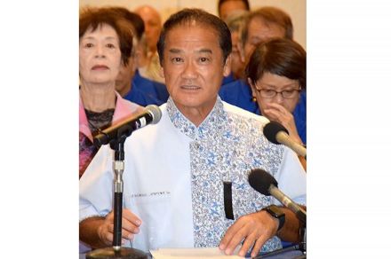 宜野湾市長選、佐喜真淳氏が政策発表「松川市政、引き継ぐ」　沖縄