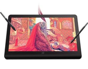 XPPen、1万6384段階の筆圧検知に対応する2種のペンが付属する4K液晶ペンタブレット