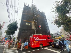 【速報】広島・西区で労災事故　高所で作業中の男性が感電か