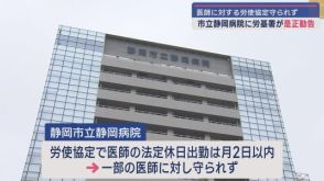 医師に時間外労働させる　静岡市立静岡病院に労基署から是正勧告