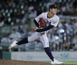 高校日本代表　藤田が自己最速の150キロをマーク　二死一、二塁のピンチ脱する　壮行試合