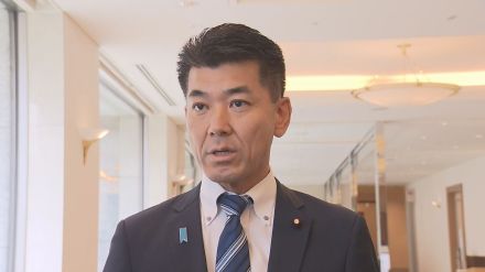 「辞職は当然」立憲・泉代表　堀井学議員が有権者への香典で辞職