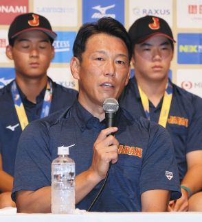 井端弘和監督　胴上げ時のユニホームは…秘話を明かす　侍ジャパンU―15代表、W杯優勝報告