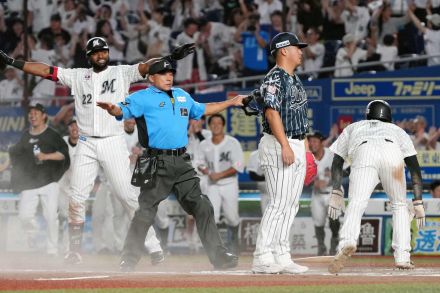 【ロッテ】サヨナラで対西武戦16連勝　暴投での幕切れ、吉井監督「びっくりした」