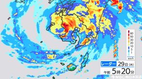 鹿児島・薩摩地方に線状降水帯が発生　台風10号