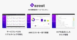 メタップス、AWSのログとコストを一元管理できる横断監視ツール「srest」の本格提供を9月より開始