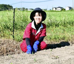 双葉町に移住し憧れの農業　福島市出身・黒津さん、夢への第一歩