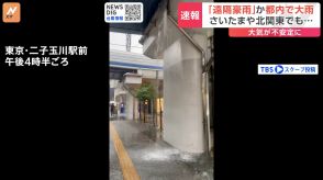 「遠隔豪雨」か　都内でも豪雨　世田谷区では大雨と洪水警報　さいたまや北関東でも