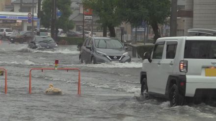 既に道路が冠水している所も…『台風10号』東海地方には9/1-2頃に接近か 津では6時間雨量が8月観測史上最大に