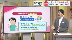 【台風10号】避難所でできる熱中症対策「水とタオル」で体温下げる  ごみの臭いには「パンの袋」を【台風情報】