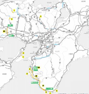 NEXCO中日本、台風10号接近で近畿地方の播磨道/湯浅御坊道路/阪神高速など一部区間で通行止めの見込み