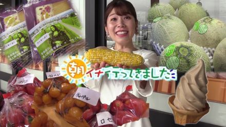 『アムさん』⇒果物、『ココ』『ちか』⇒野菜　知らない名前がいっぱい！今が旬の食材を青森県の道の駅で探索