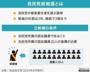 【図解】自民党総裁選とは