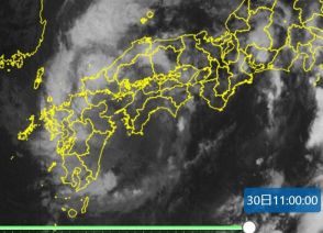 「台風10号消えた」は本当?　衛星画像で雲ぼんやり　気象庁の見解