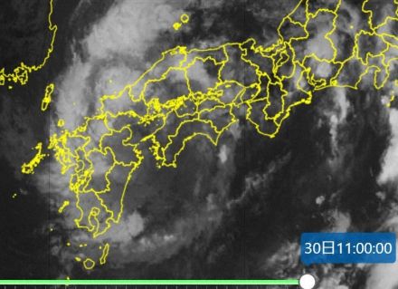 「台風10号消えた」は本当?　衛星画像で雲ぼんやり　気象庁の見解