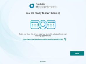 「Thunderbird」の開発チーム、新たなスケジュールツール「Appointment」を発表