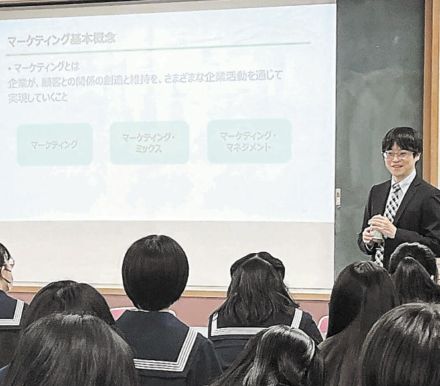 仙台七夕を教材にビジネス学ぶ　仙台・常盤木学園高で経営者が授業＜ほっとタイム＞