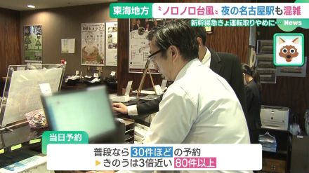 【台風10号】大雨で浸水・土砂崩れ、新幹線取りやめで混乱、米の収穫に影響も　29～30日の東海地方