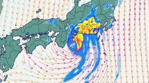 【台風情報】台風10号（サンサン）松山市の西約40㎞を次六15㎞で東北東へ　今後の進路予想　1日に熱帯低気圧か　【全国のあすの天気と週間天気】