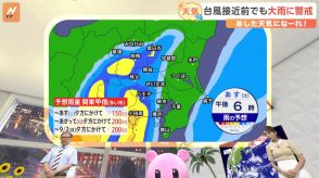 【8月31日 関東の天気】台風接近前でも大雨に警戒