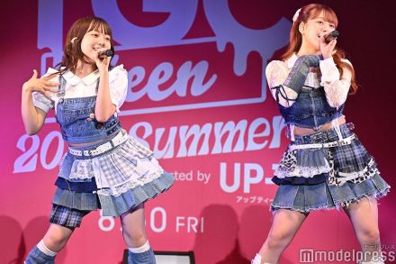 むくえな、ミニスカ姿でキュートにダンス 可憐なダンスブレイクも【TGC teen 2024 Summer】