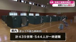 県内31市町村で避難所が開設 439世帯544人が避難＜30日午前5時時点＞【高知】