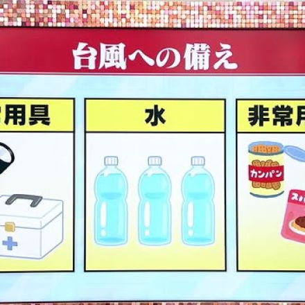 ノロノロ台風10号が接近中でハザードマップで避難場所・経路などの確認を　備えるべきものも解説